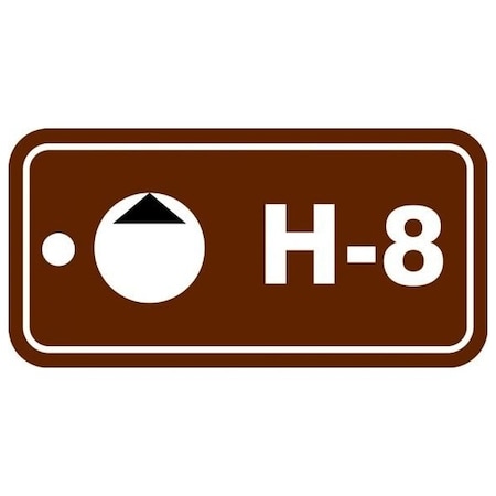 Accuform Energy Source ID Tag, H-8, 1.5inx3in, Plastic, 5PK TDF508VPM